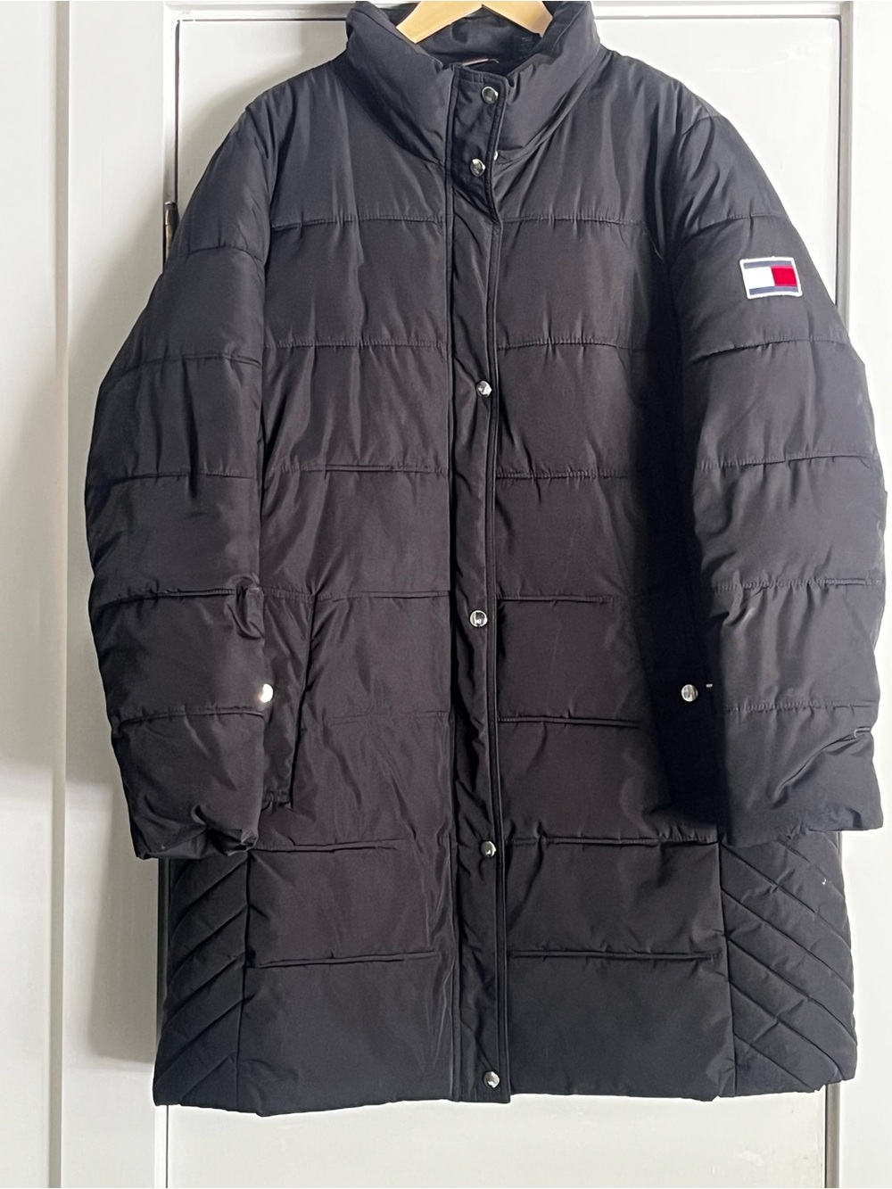 Tommy Hilfiger Midlength Quilted Puffer Jacket